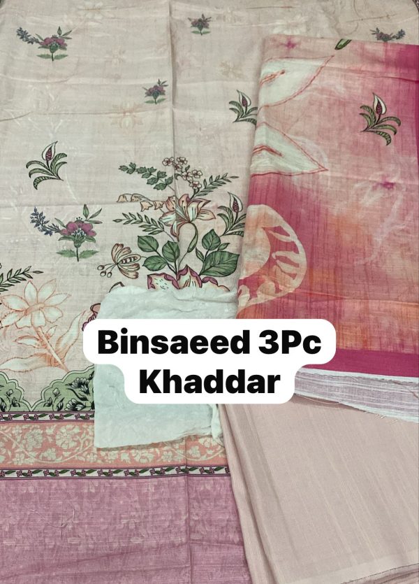 Binsaeed Khaddar 3Piece Suit