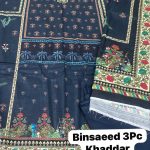 Binsaeed Khaddar 3Piece Suit