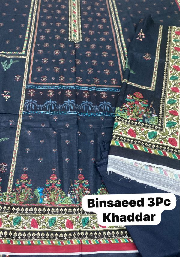 Binsaeed Khaddar 3Piece Suit