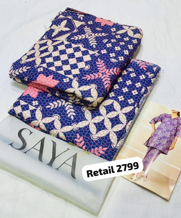 Saya 2Piece - Shirt & Trouser (Same Print)