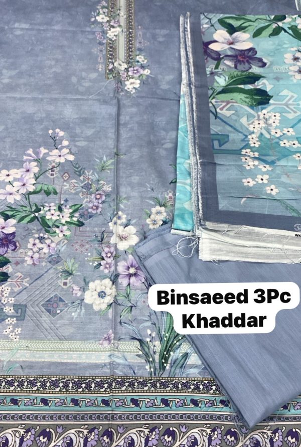 Binsaeed Khaddar 3Piece Suit