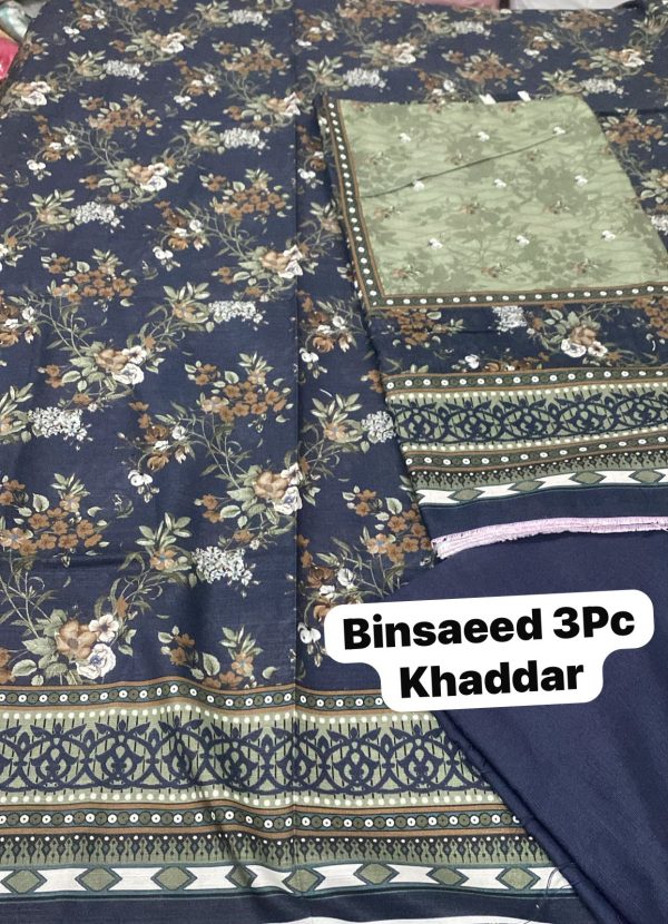 Binsaeed Khaddar 3Piece Suit