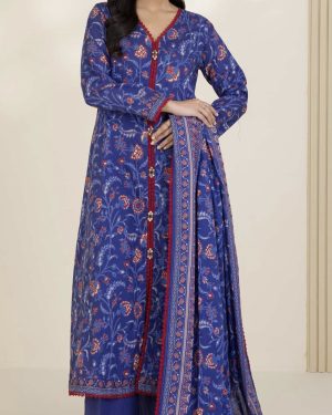 Zellbury Cotton Printed 3Piece