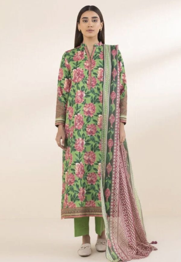 Sapphire Lawn Printed 3Piece