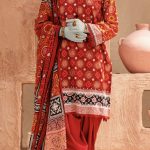 Junaid Jamshed Lawn Printed 3Piece