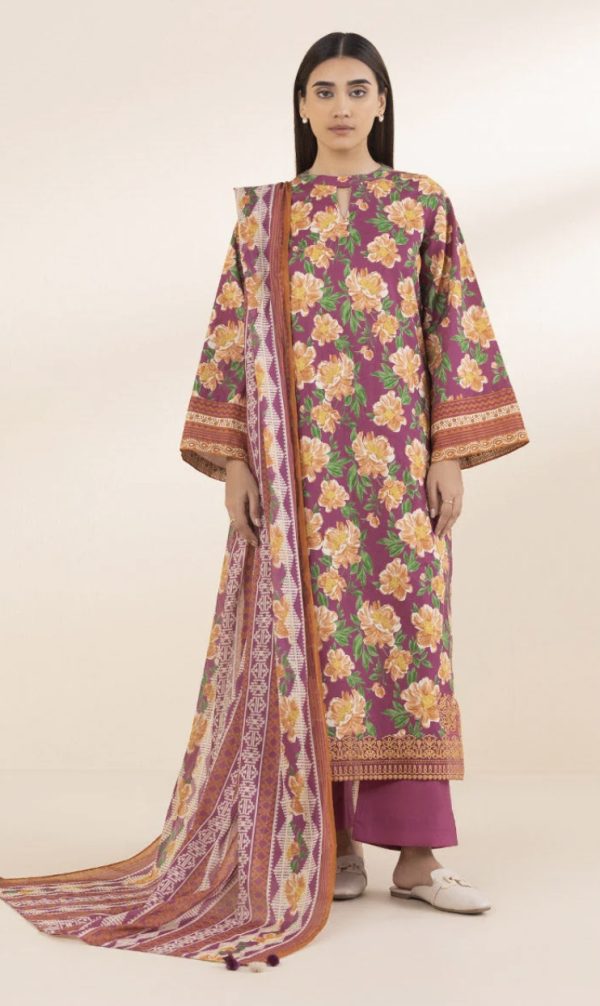 Sapphire Lawn Printed 3Piece