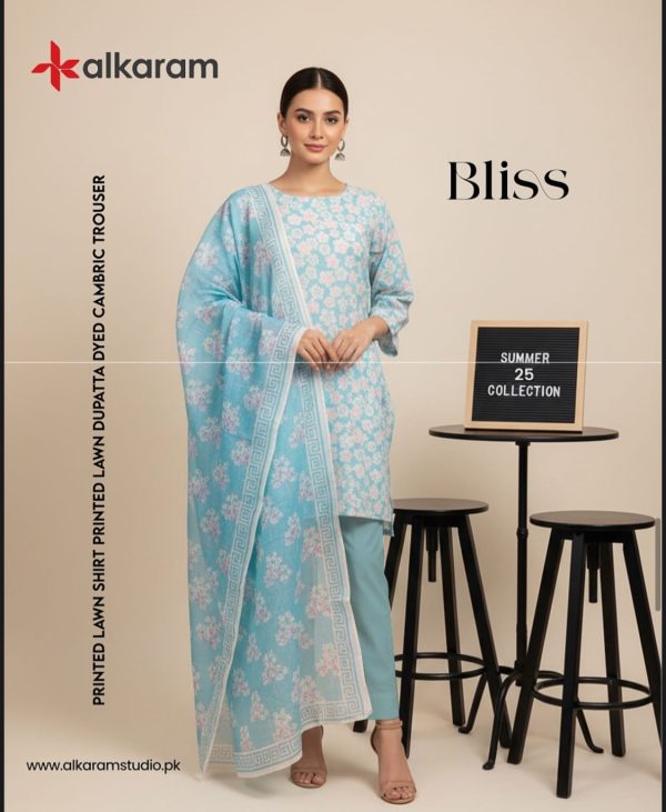 Alkaram Studio Lawn 3Piece Suit
