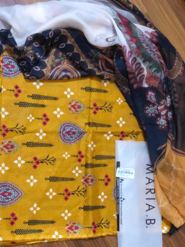 M. Basics By Maria B Lawn 3Piece Suit