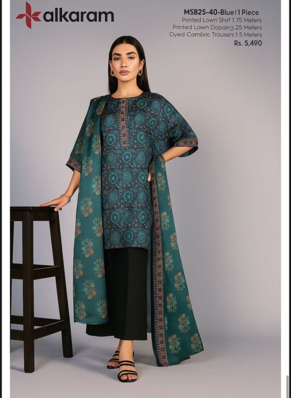 Alkaram Studio Lawn 3Piece Suit